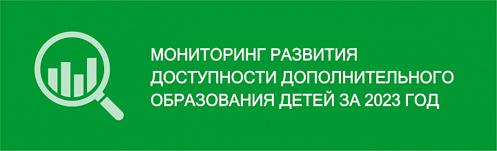 Мониторинг развития доступности дополнительного образования детей за 2023 год